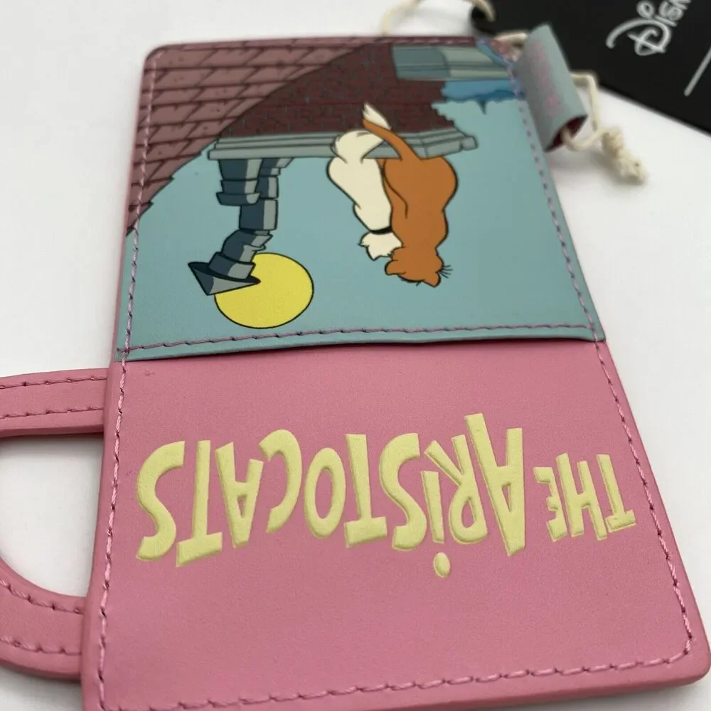 Loungefly Wallet Disney Aristocats Poster Duchess, Thomas, Marie Slim Cardholder